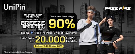 unipin garena free fire Paparkan gold hemat praktis topup Isi eShop Diskon untuk Anda image 1