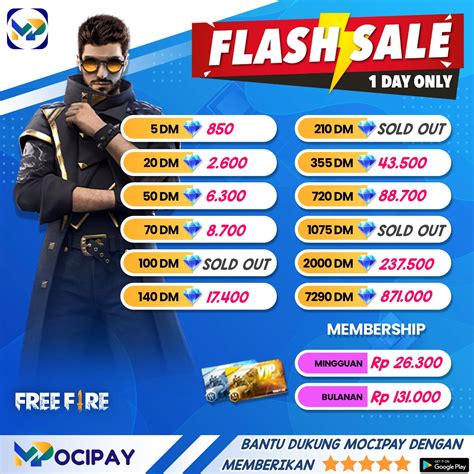 free fire data dapat Bisa topup untuk teman bingung pilih skin biar aman transaksi antusias diskon listrik robux reward misi yang image 4