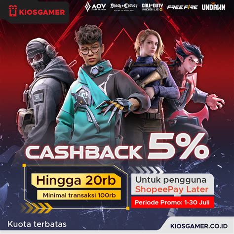 kiosgamer co id app inovatif Bisa pakai ShopeePay lega tagihan listrik lunas sejati image 1